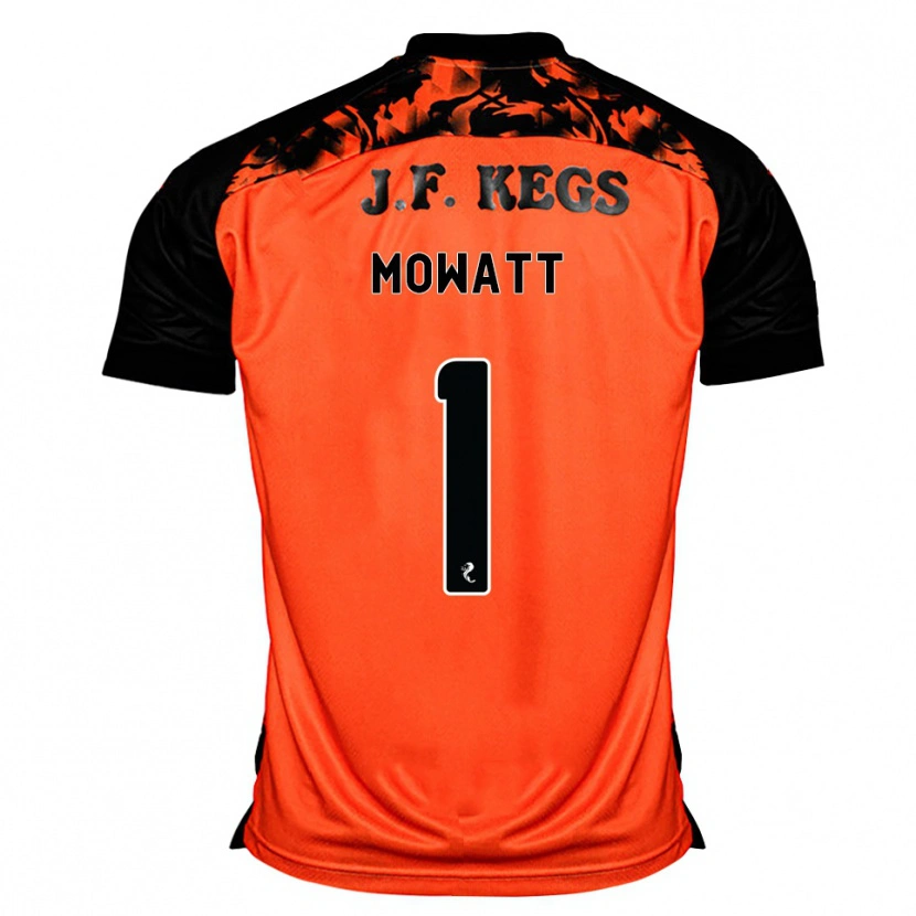 Danxen Women Beth Mowatt #1 Orange Black White Home Jersey 2026/27 T-Shirt