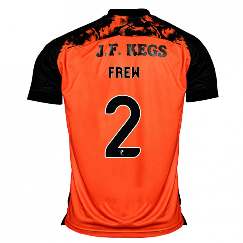 Danxen Women Katie Frew #2 Orange Black White Home Jersey 2026/27 T-Shirt