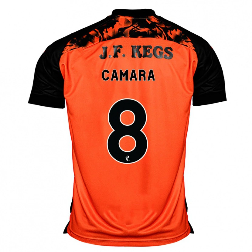 Danxen Women Panutche Camara #8 Orange Black White Home Jersey 2026/27 T-Shirt