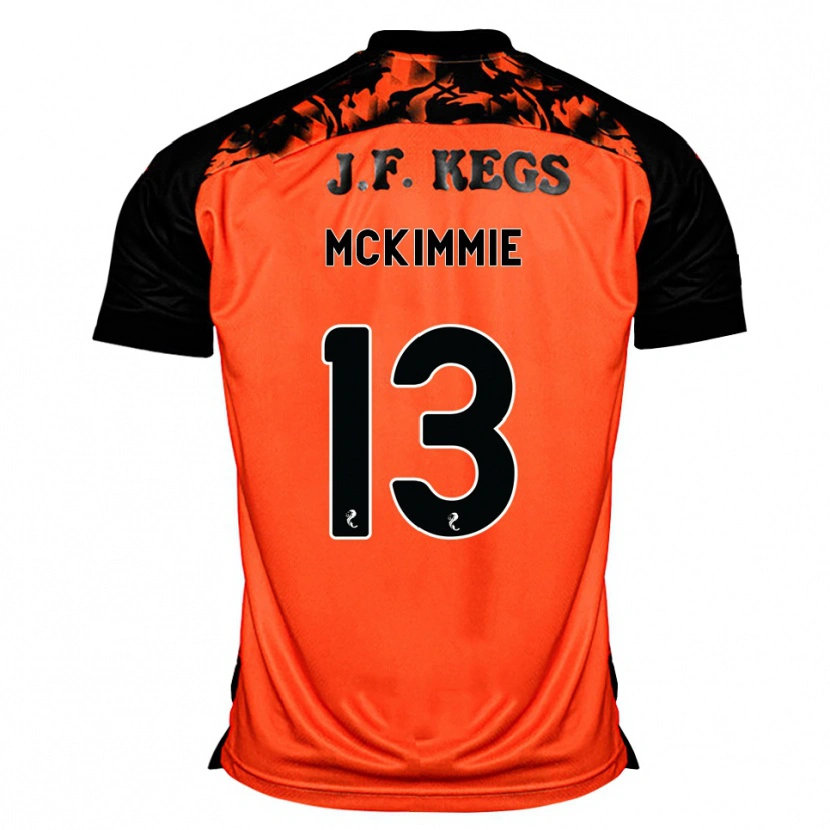 Danxen Women Aiden Mckimmie #13 Orange Black White Home Jersey 2026/27 T-Shirt