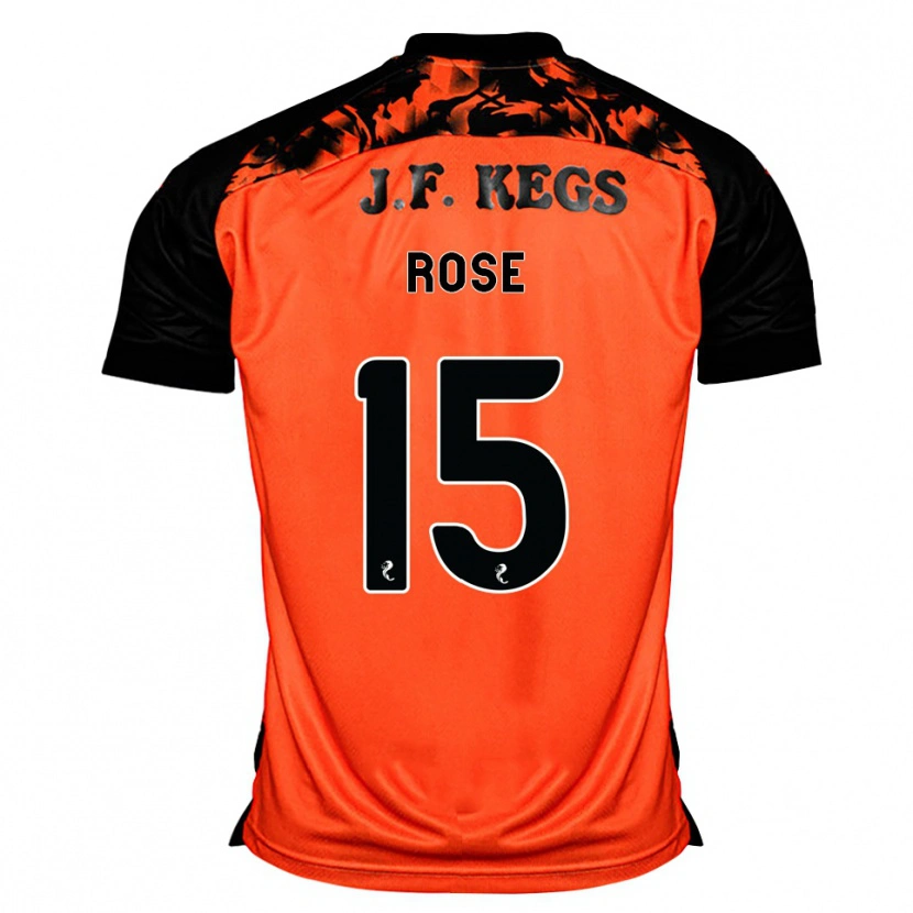Danxen Women Lachlan Rose #15 Orange Black White Home Jersey 2026/27 T-Shirt