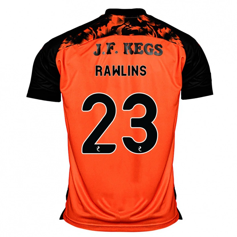 Danxen Women Joshua Rawlins #23 Orange Black White Home Jersey 2026/27 T-Shirt