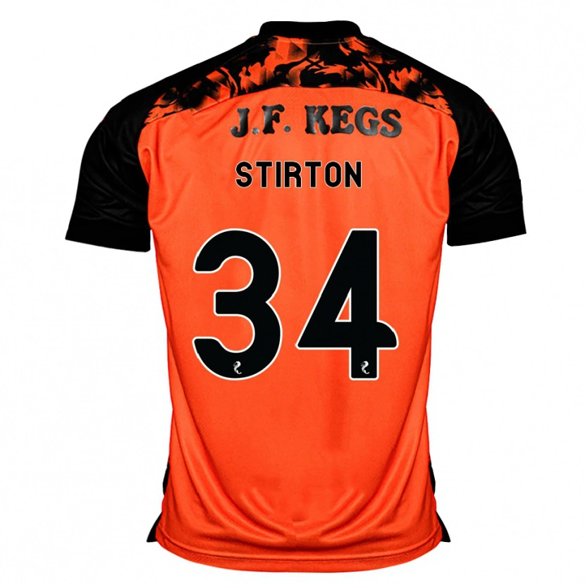 Danxen Women Owen Stirton #34 Orange Black White Home Jersey 2026/27 T-Shirt