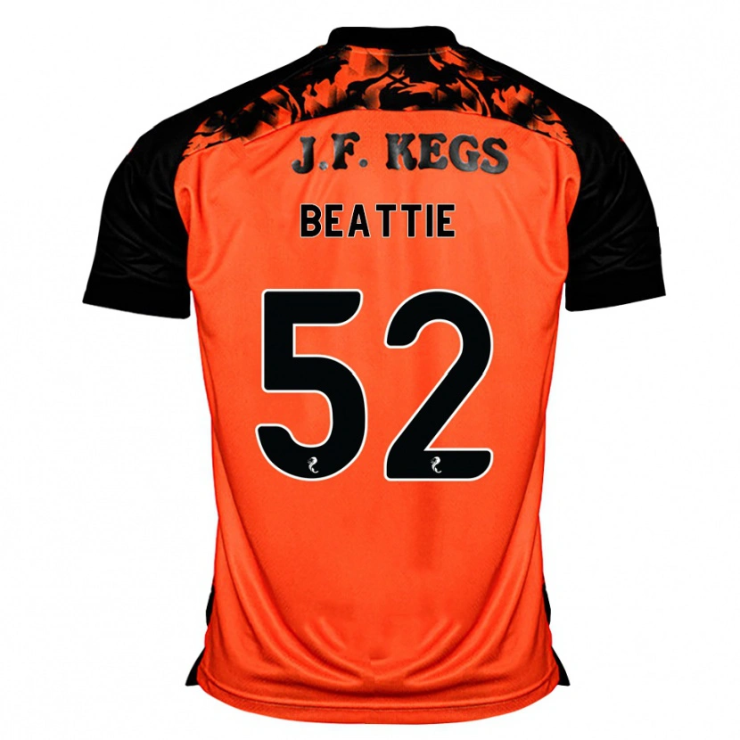 Danxen Women Calvin Beattie #52 Orange Black White Home Jersey 2026/27 T-Shirt