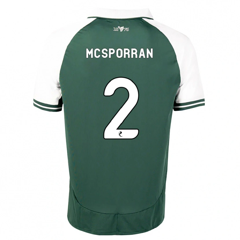 Danxen Women Arran Mcsporran #2 Seagreen White Home Jersey 2026/27 T-Shirt