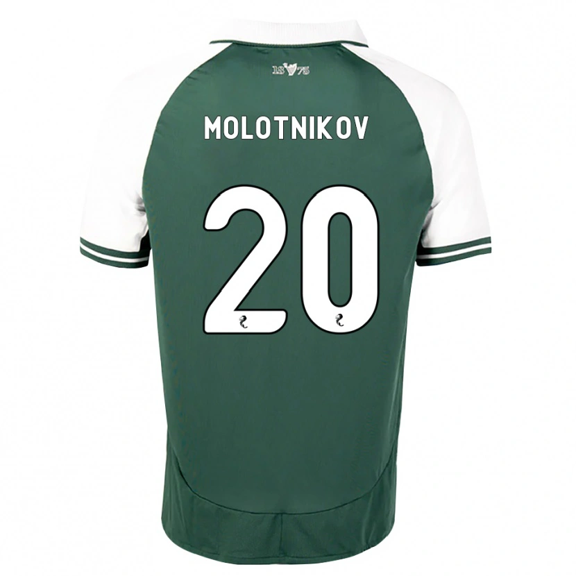 Danxen Women Rudi Molotnikov #20 Seagreen White Home Jersey 2026/27 T-Shirt