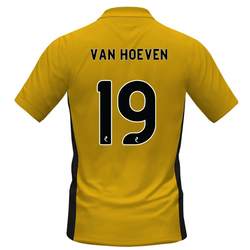 Danxen Women Bradly Van Hoeven #19 Orange Black Home Jersey 2026/27 T-Shirt