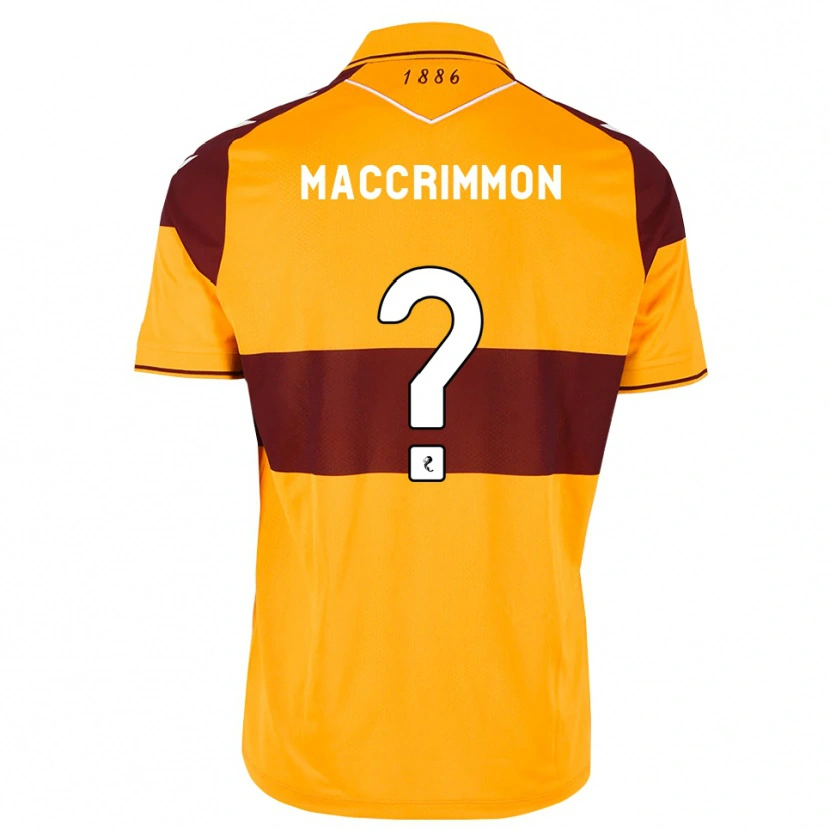 Danxen Women Scott Maccrimmon #0 Maroon Orange Home Jersey 2026/27 T-Shirt