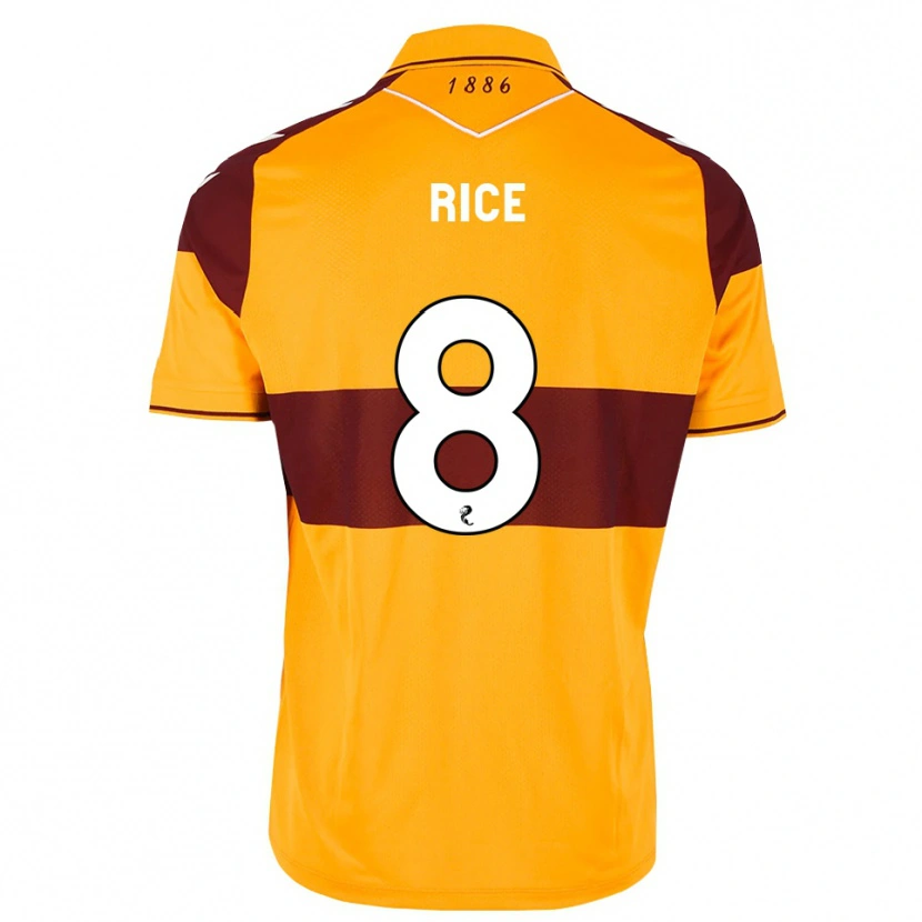 Danxen Women Katie Rice #8 Maroon Orange Home Jersey 2026/27 T-Shirt