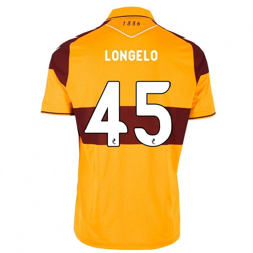 Danxen Women Emmanuel Longelo #45 Maroon Orange Home Jersey 2026/27 T-Shirt