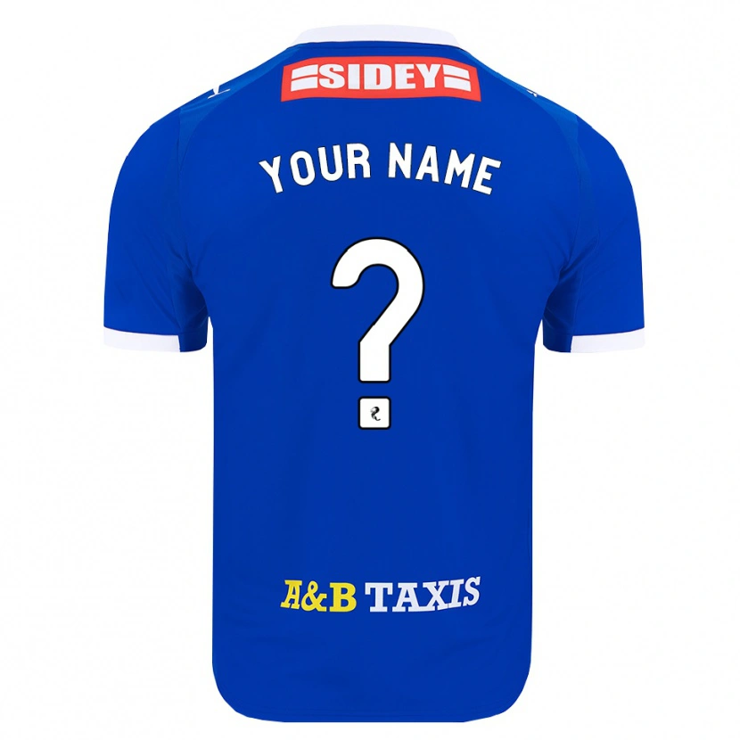Danxen Women Your Name #0 Blue Red Yellow Home Jersey 2026/27 T-Shirt
