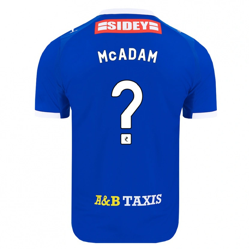 Danxen Women Dougal Mcadam #0 Blue Red Yellow Home Jersey 2026/27 T-Shirt