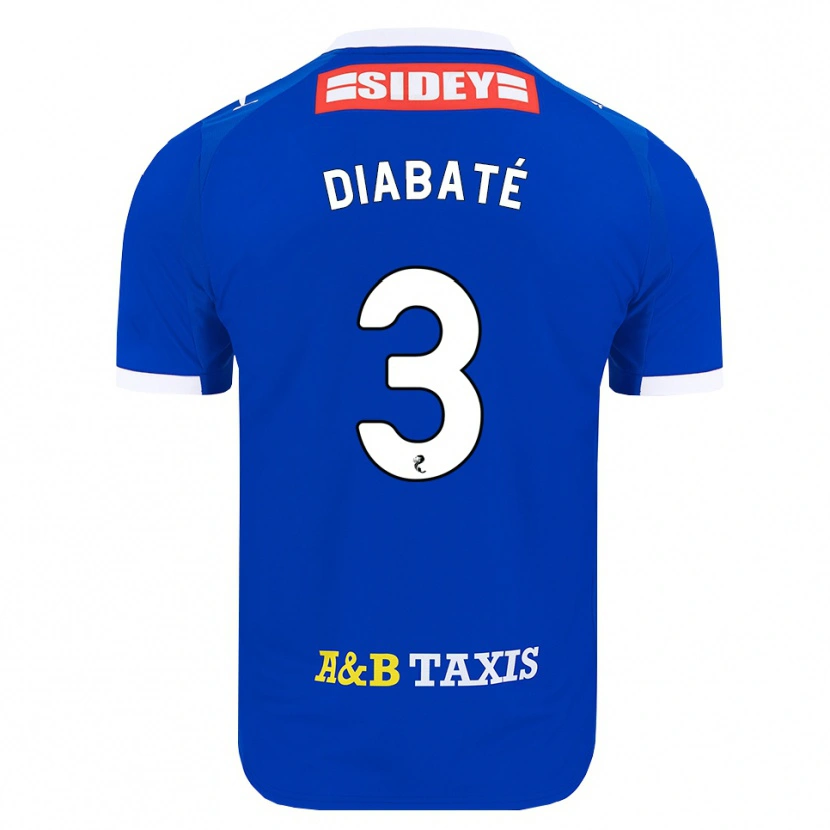 Danxen Women Cheick Diabaté #3 Blue Red Yellow Home Jersey 2026/27 T-Shirt