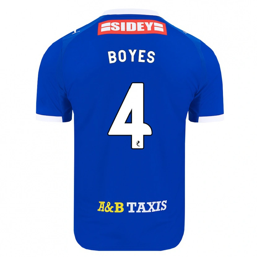 Danxen Women Morgan Boyes #4 Blue Red Yellow Home Jersey 2026/27 T-Shirt