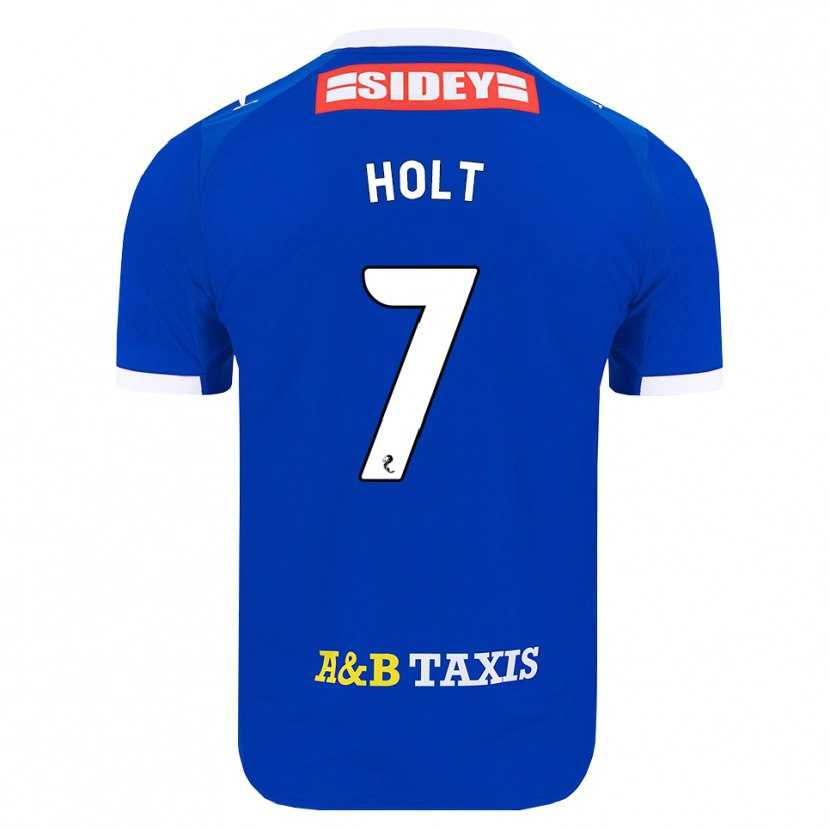 Danxen Women Jason Holt #7 Blue Red Yellow Home Jersey 2026/27 T-Shirt