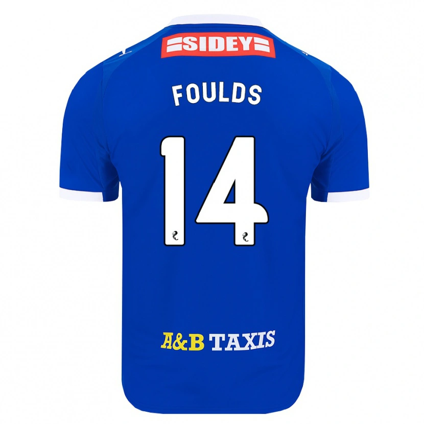 Danxen Women Matty Foulds #14 Blue Red Yellow Home Jersey 2026/27 T-Shirt