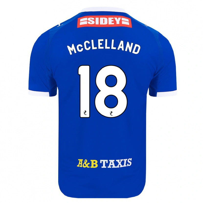 Danxen Women Sam Mcclelland #18 Blue Red Yellow Home Jersey 2026/27 T-Shirt