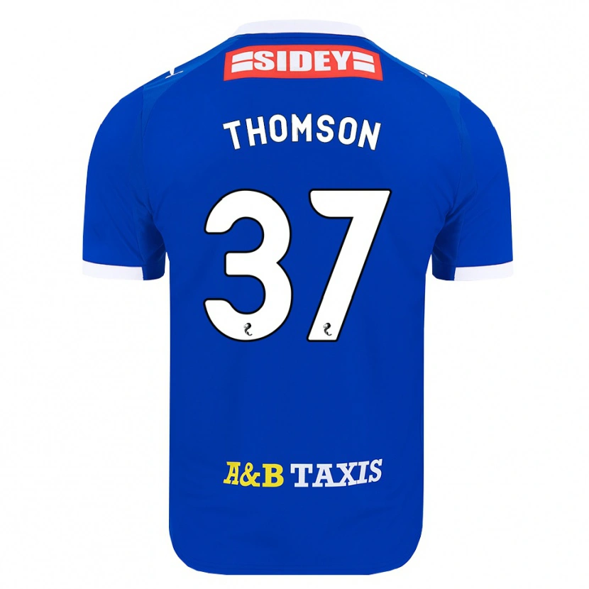 Danxen Women Kyle Thomson #37 Blue Red Yellow Home Jersey 2026/27 T-Shirt