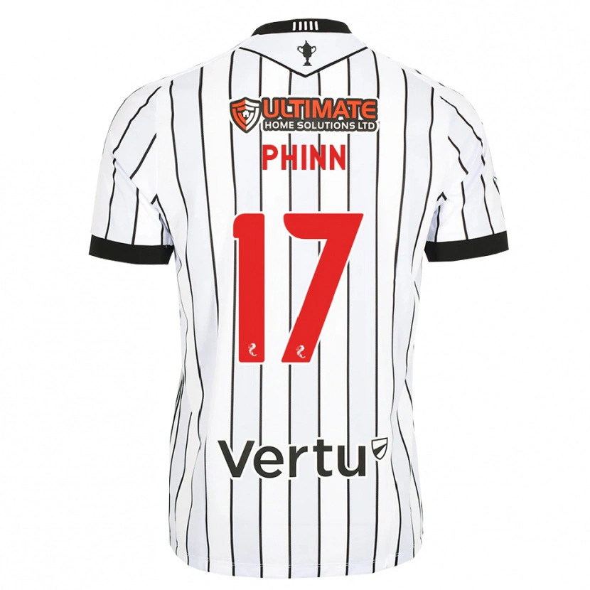 Danxen Women Shaun Phinn #17 White Black Red Home Jersey 2026/27 T-Shirt