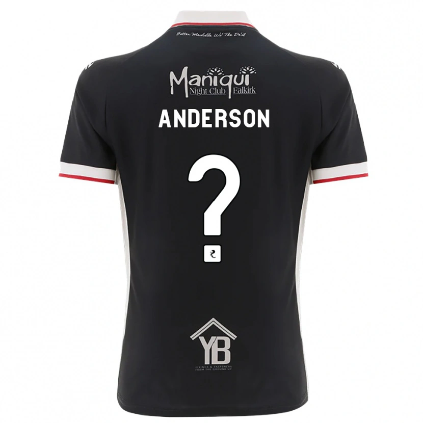 Danxen Women Brogan Anderson #0 Black White Red Home Jersey 2026/27 T-Shirt