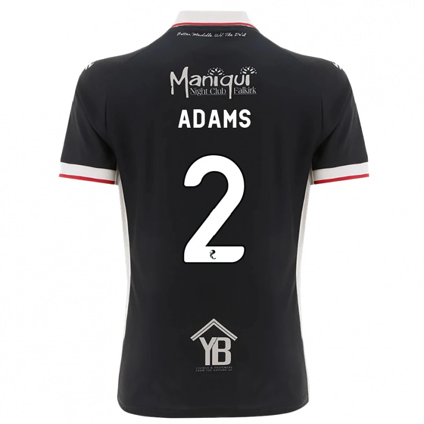Danxen Women Keelan Adams #2 Black White Red Home Jersey 2026/27 T-Shirt
