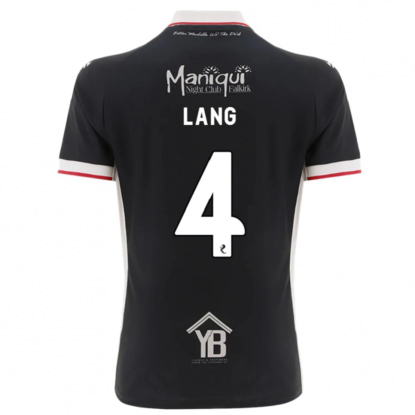 Danxen Women Tom Lang #4 Black White Red Home Jersey 2026/27 T-Shirt
