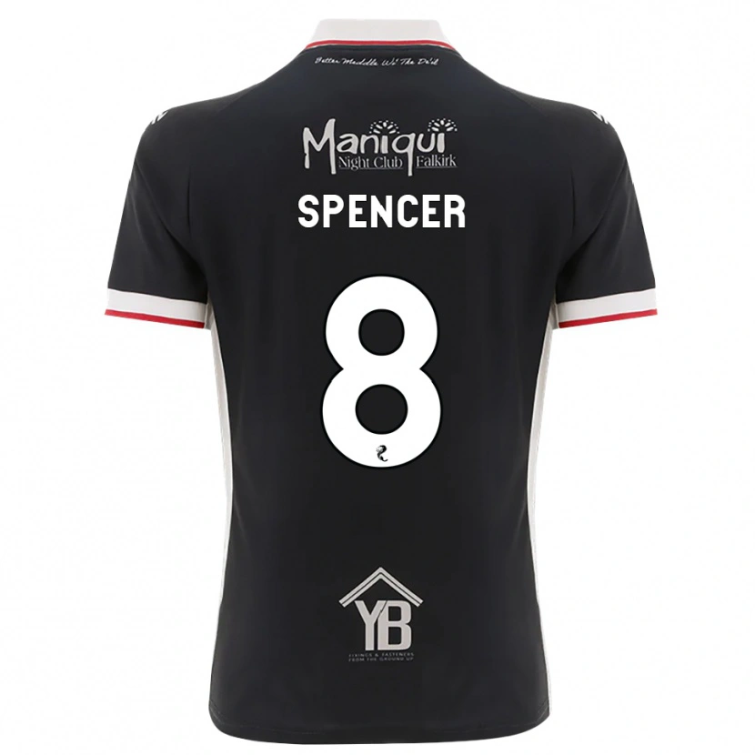 Danxen Women Brad Spencer #8 Black White Red Home Jersey 2026/27 T-Shirt