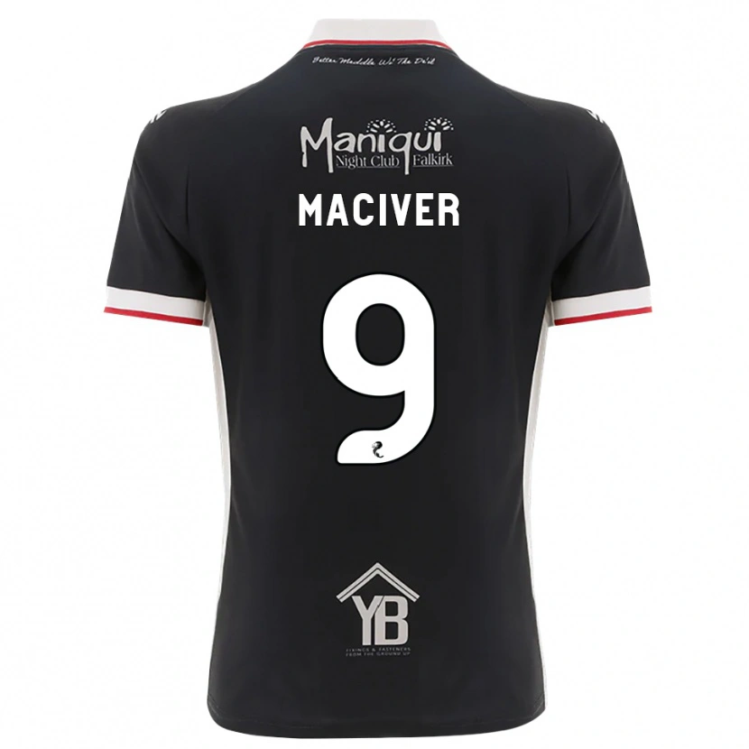 Danxen Women Ross Maciver #9 Black White Red Home Jersey 2026/27 T-Shirt