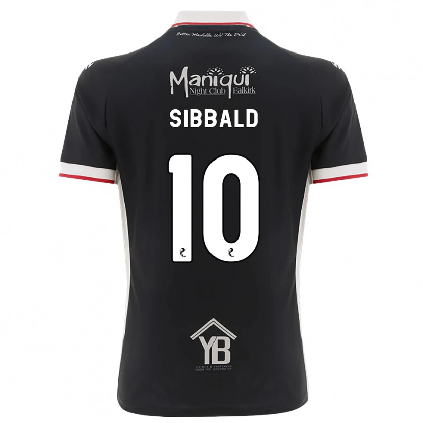 Danxen Women Craig Sibbald #10 Black White Red Home Jersey 2026/27 T-Shirt