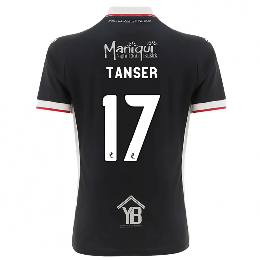 Danxen Women Scott Tanser #17 Black White Red Home Jersey 2026/27 T-Shirt