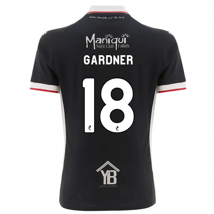 Danxen Women Joe Gardner #18 Black White Red Home Jersey 2026/27 T-Shirt