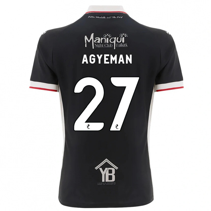 Danxen Women Alfie Agyeman #27 Black White Red Home Jersey 2026/27 T-Shirt