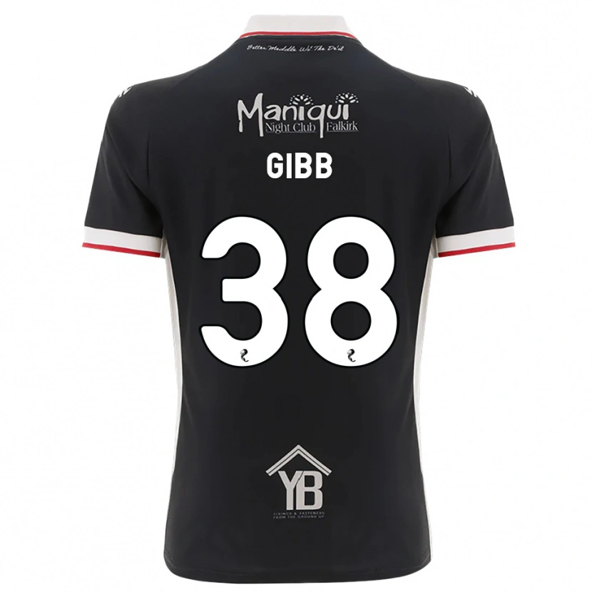 Danxen Women Thomas Gibb #38 Black White Red Home Jersey 2026/27 T-Shirt