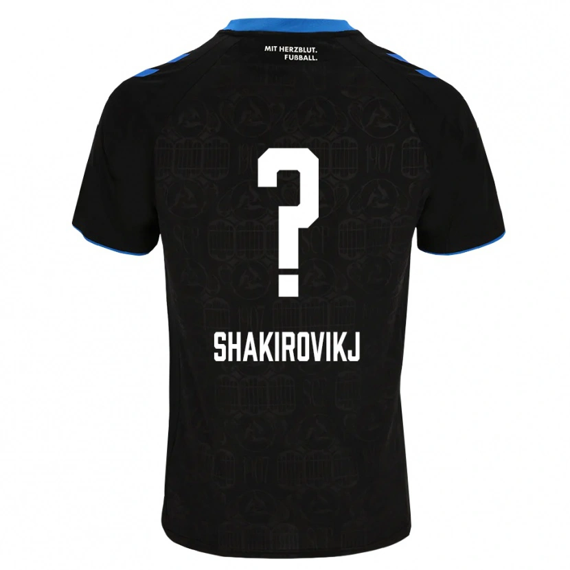 Danxen Women Diin Shakirovikj #0 Black White Red Home Jersey 2026/27 T-Shirt