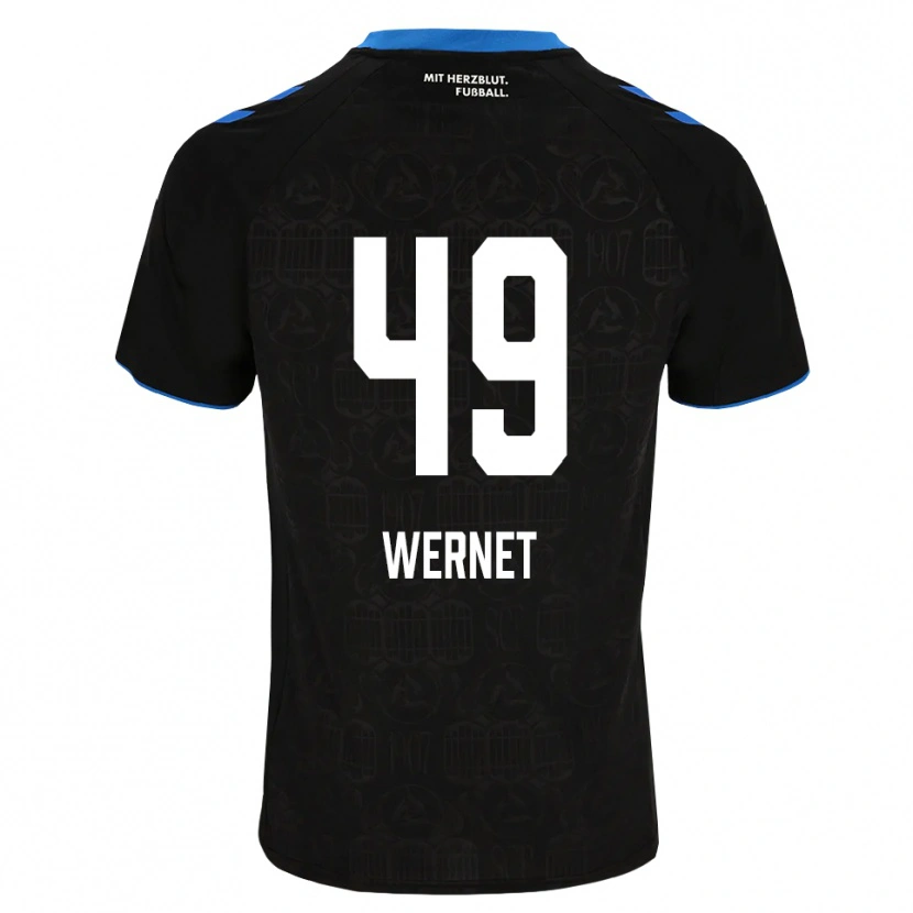 Danxen Women Vigo Wernet #49 Black White Red Home Jersey 2026/27 T-Shirt