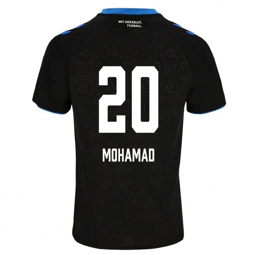 Danxen Women Hassan Mohamad #20 Black White Red Home Jersey 2026/27 T-Shirt