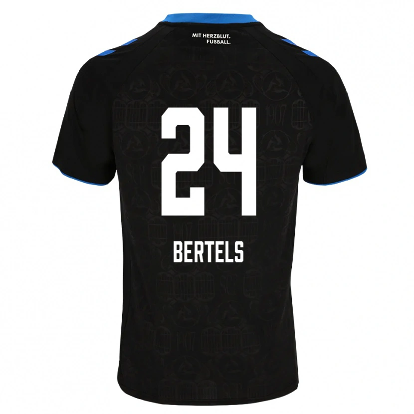 Danxen Women Felix Bertels #24 Black White Red Home Jersey 2026/27 T-Shirt