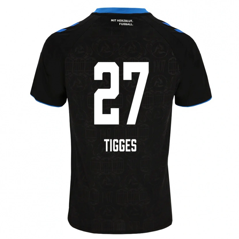 Danxen Women Steffen Tigges #27 Black White Red Home Jersey 2026/27 T-Shirt