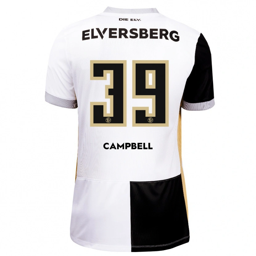 Danxen Women Cole Campbell #39 Black White Brown Home Jersey 2026/27 T-Shirt