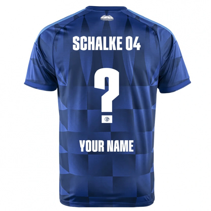 Danxen Women Your Name #0 Dark Blue Yellow White Home Jersey 2026/27 T-Shirt