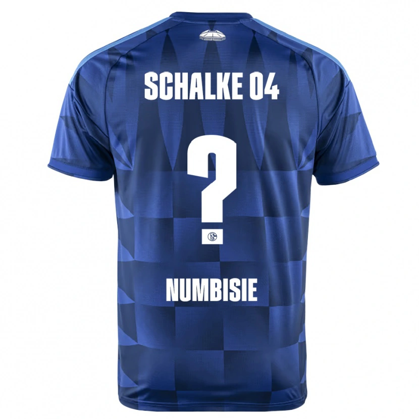 Danxen Women Bruno Numbisie #0 Dark Blue Yellow White Home Jersey 2026/27 T-Shirt