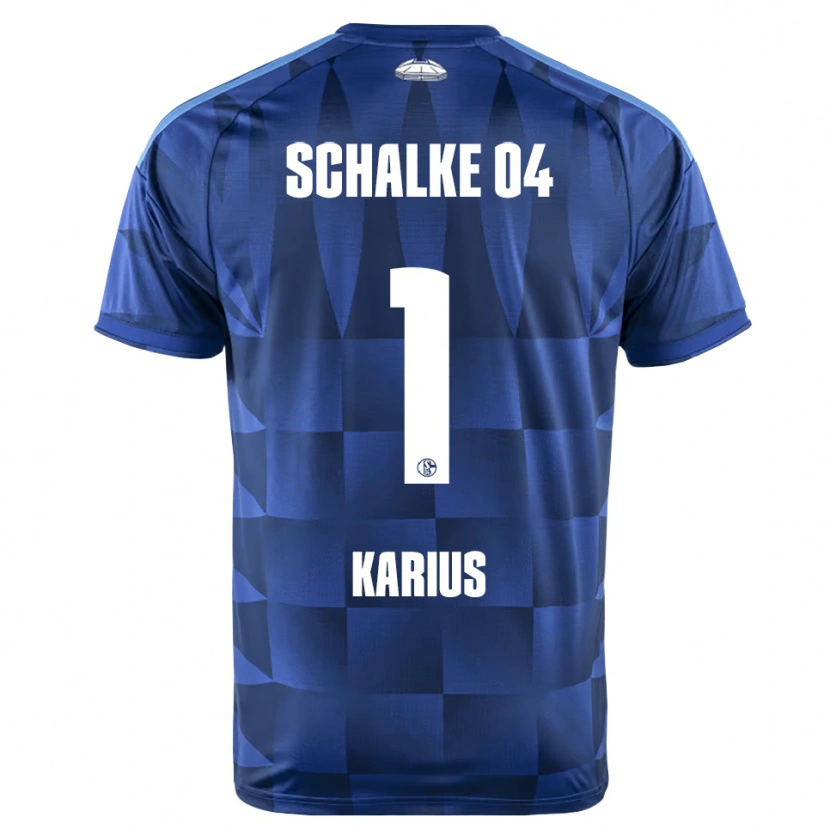 Danxen Women Loris Karius #1 Dark Blue Yellow White Home Jersey 2026/27 T-Shirt