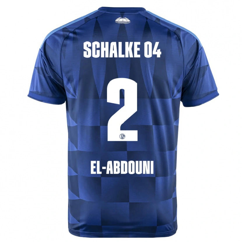 Danxen Women Amir El-Abdouni #2 Dark Blue Yellow White Home Jersey 2026/27 T-Shirt