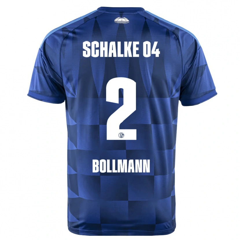 Danxen Women Nathalie Bollmann #2 Dark Blue Yellow White Home Jersey 2026/27 T-Shirt