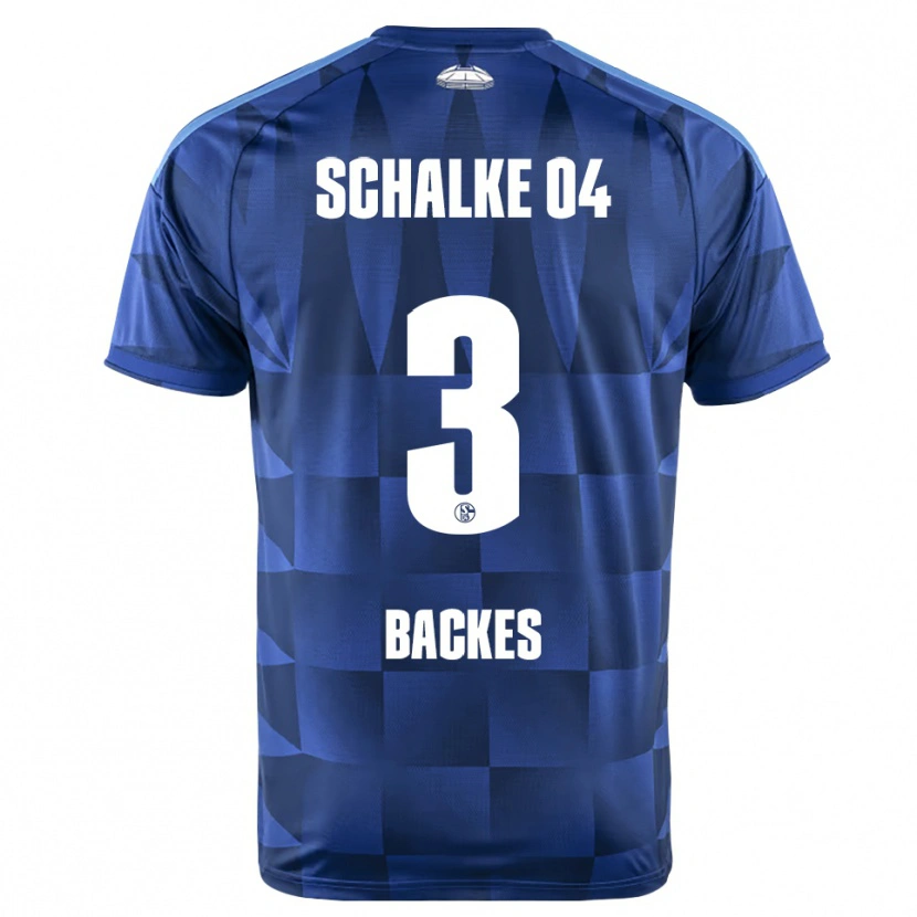Danxen Women Diego Backes-Klimek #3 Dark Blue Yellow White Home Jersey 2026/27 T-Shirt