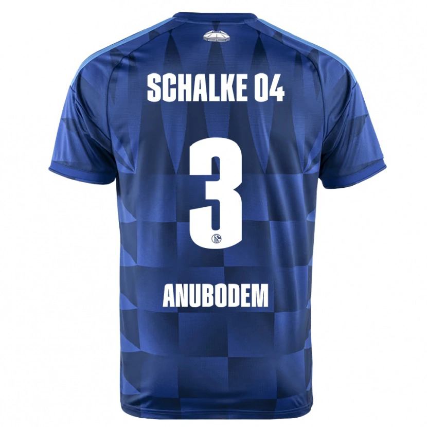 Danxen Women Ngufor Anubodem #3 Dark Blue Yellow White Home Jersey 2026/27 T-Shirt