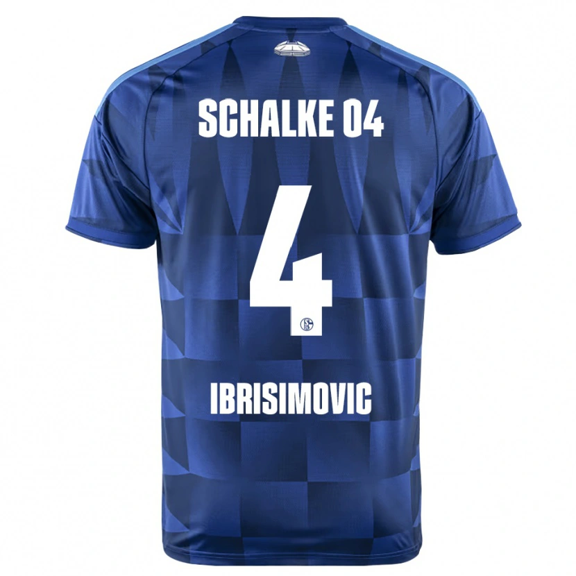 Danxen Women Amar Ibrisimovic #4 Dark Blue Yellow White Home Jersey 2026/27 T-Shirt