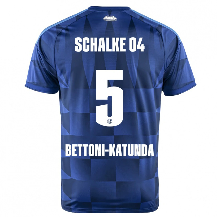 Danxen Women Claudio Bettoni-Katunda #5 Dark Blue Yellow White Home Jersey 2026/27 T-Shirt