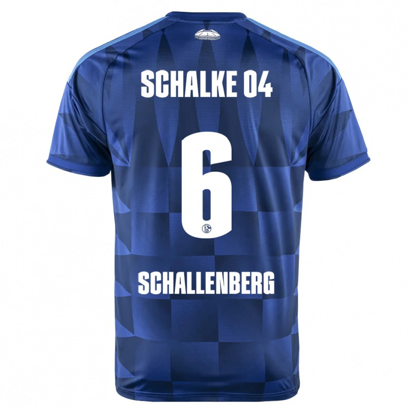 Danxen Women Ron Schallenberg #6 Dark Blue Yellow White Home Jersey 2026/27 T-Shirt
