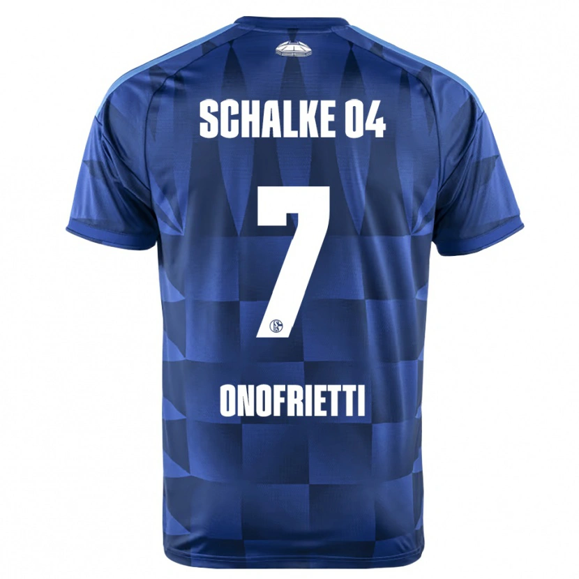 Danxen Women Vincenzo Onofrietti #7 Dark Blue Yellow White Home Jersey 2026/27 T-Shirt
